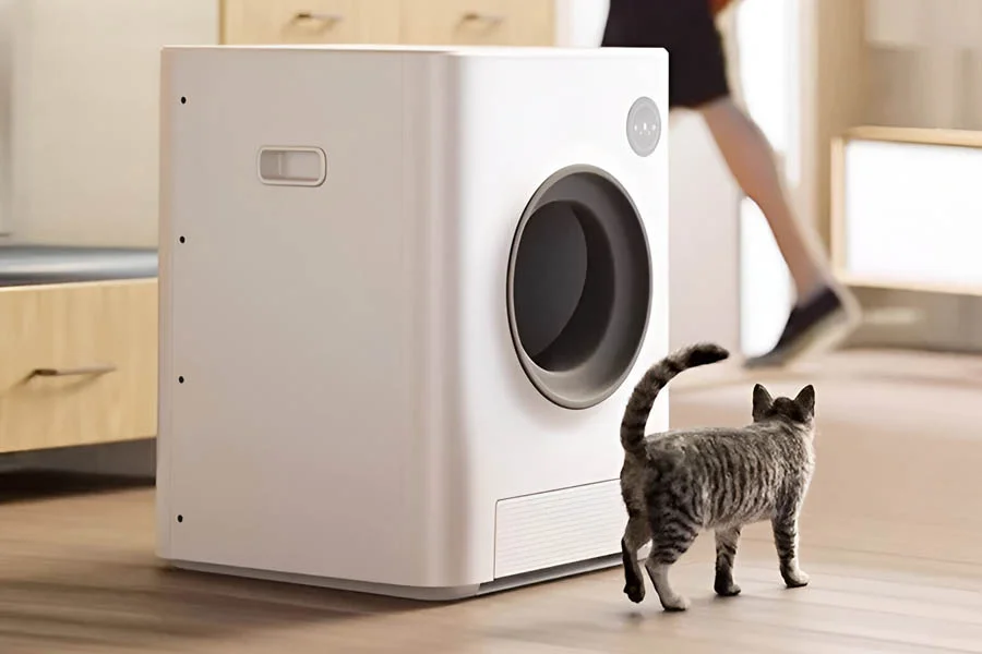 semi automatic cat litter box