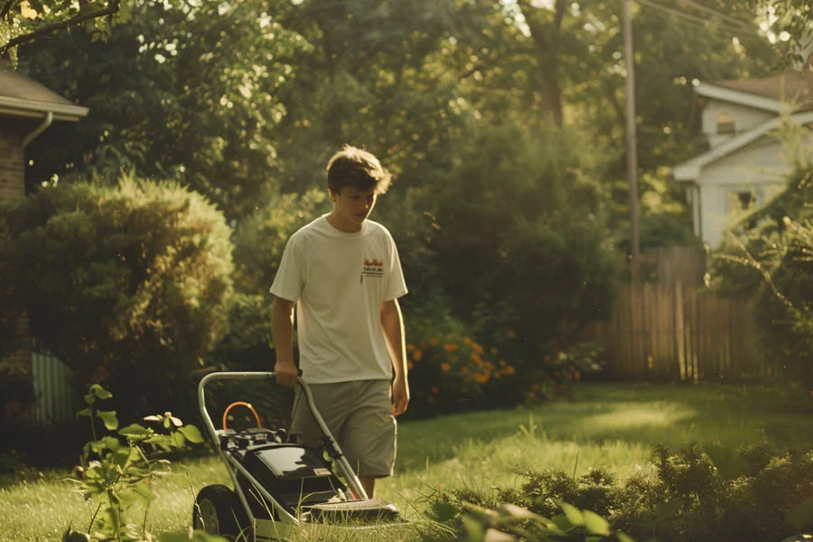 electric push mower